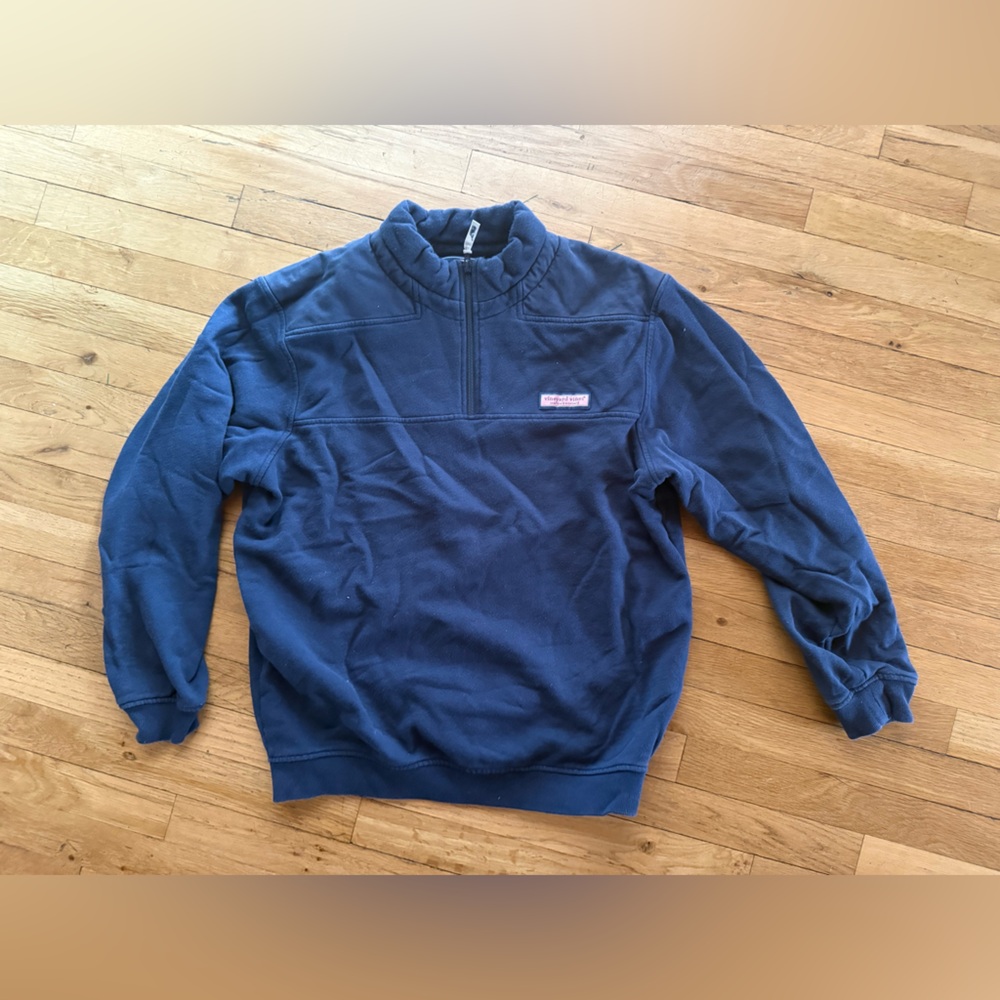 Vineyard Vines Dark Blue Cotton Pullover